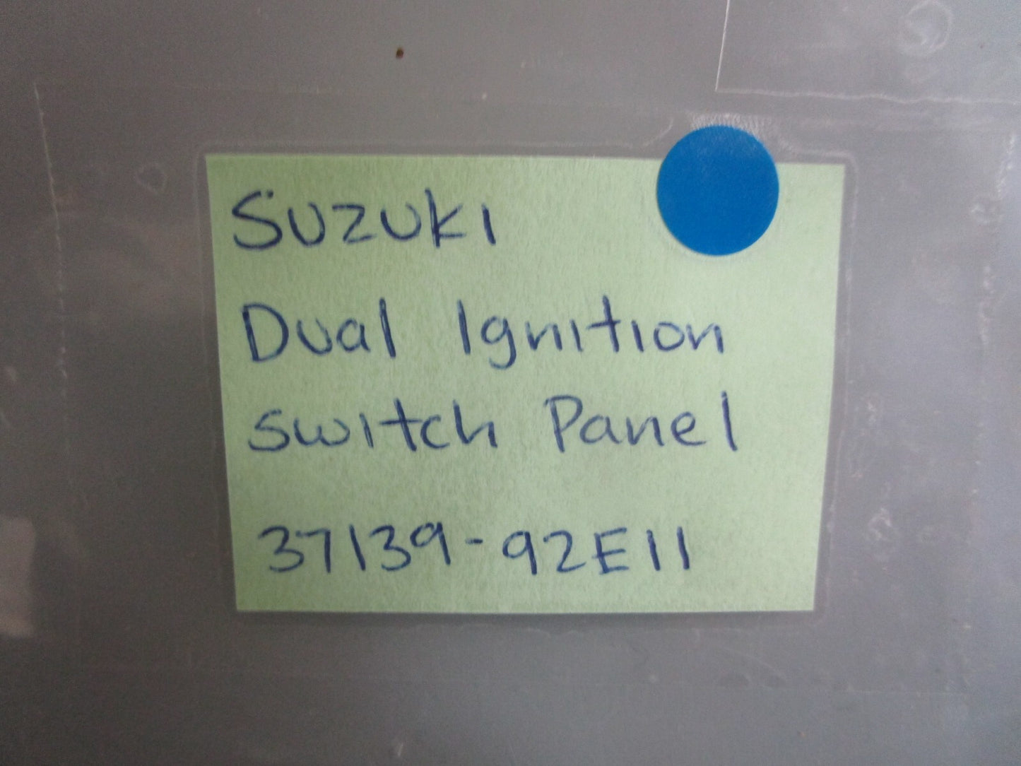 *NEW OEM* 0820 Suzuki Dual Ignition Switch Panel 37139-92E11