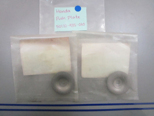 *NEW OEM* (LOT OF 2) 0810 Honda Push Plate 50122-935-010