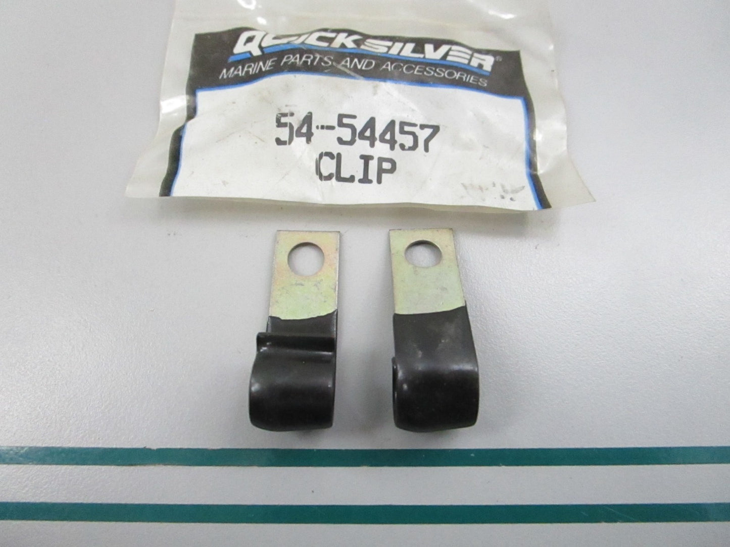 NEW OEM (LOT OF 2) 54-54457 Mercury Quicksilver Clip 0810