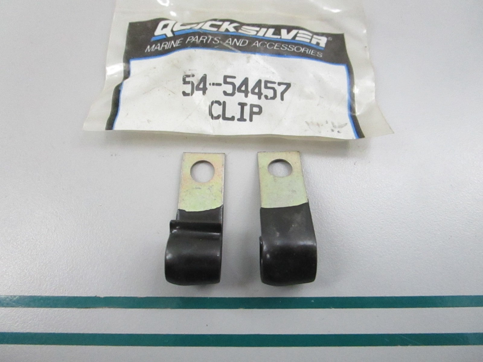 NEW OEM (LOT OF 2) 54-54457 Mercury Quicksilver Clip 0810