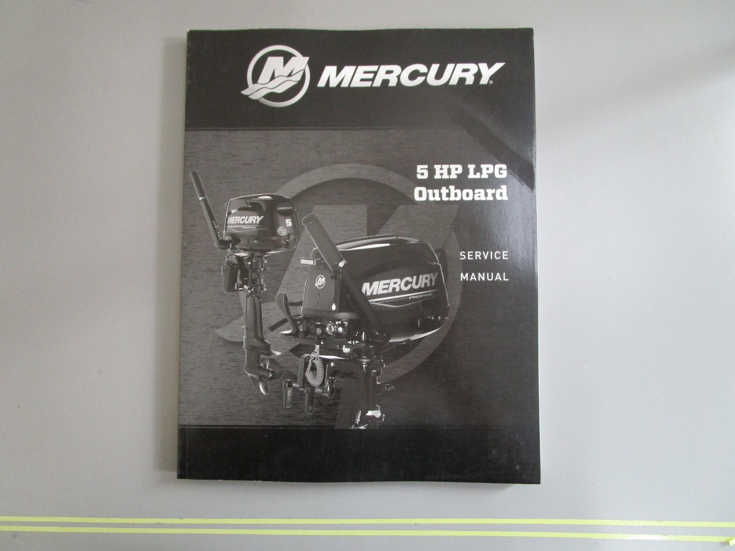 *NEW OEM* 0820 Mercury Quicksilver 5HP LPG Outboard Service Manual 90-8M0156927