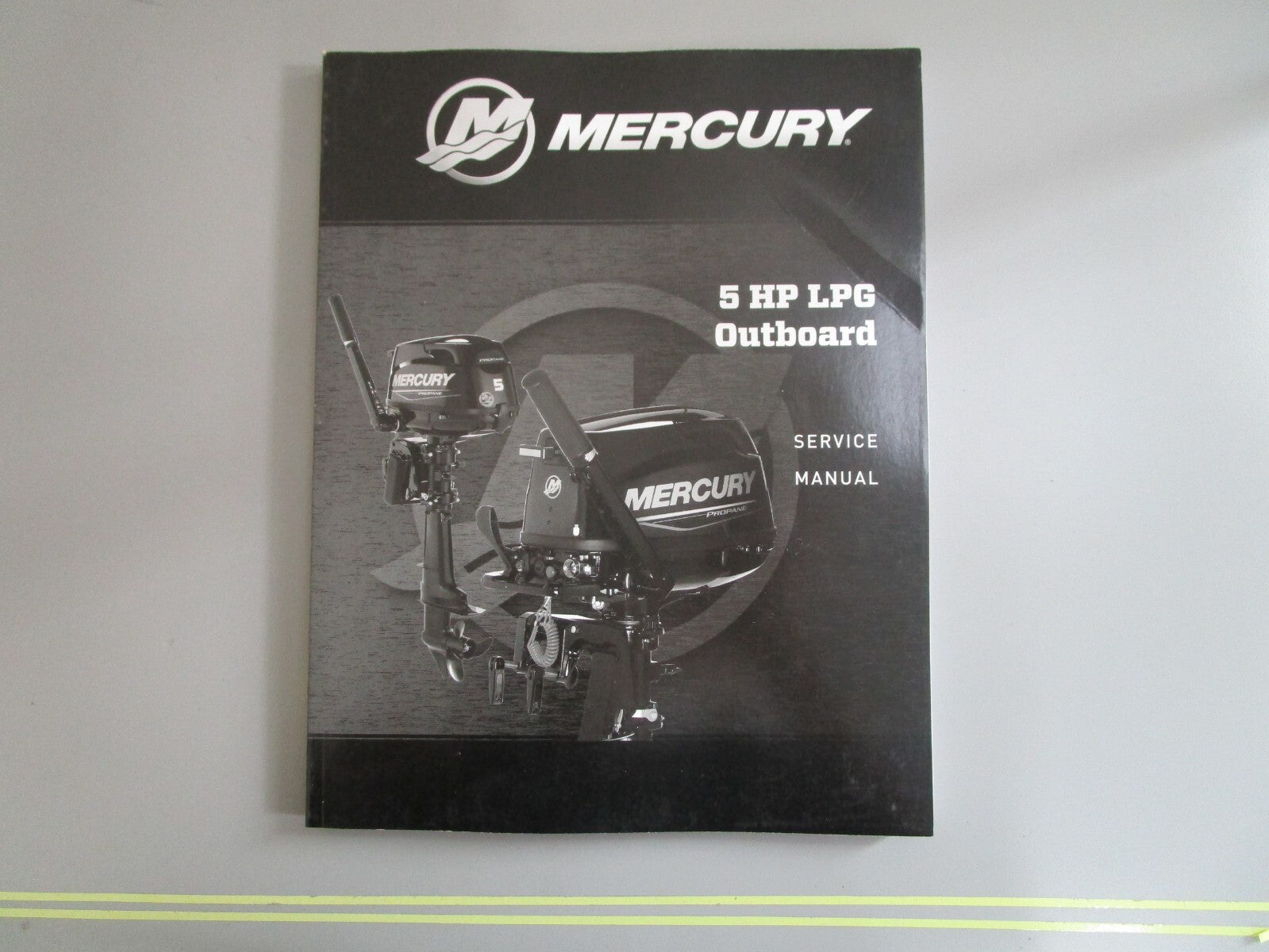 *NEW OEM* 0820 Mercury Quicksilver 5HP LPG Outboard Service Manual 90-8M0156927