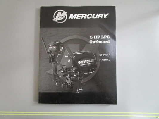 *NEW OEM* 0820 Mercury Quicksilver 5HP LPG Outboard Service Manual 90-8M0156927