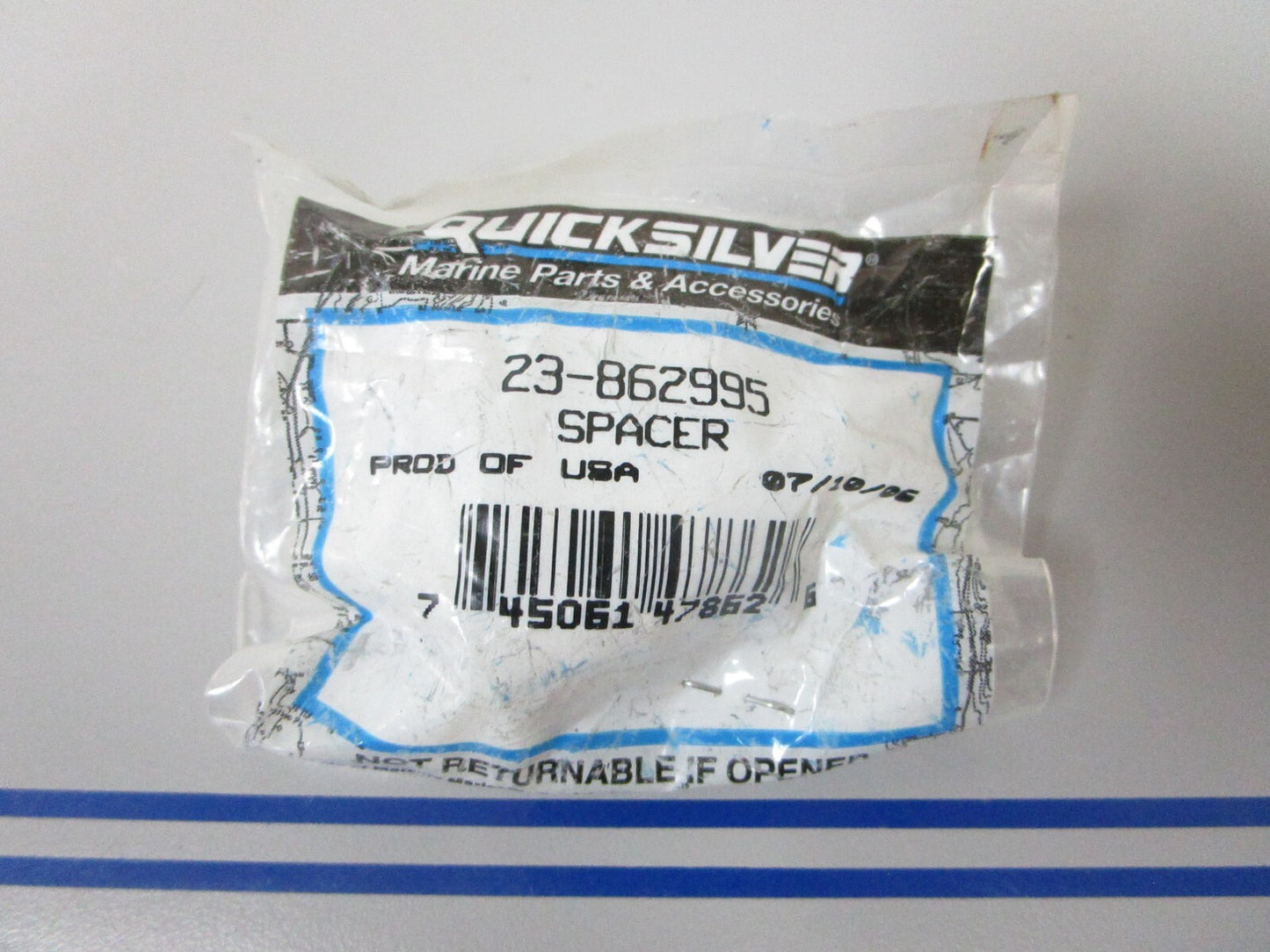 *NEW OEM* 0810 Mercury Quicksilver Spacer 23-862995