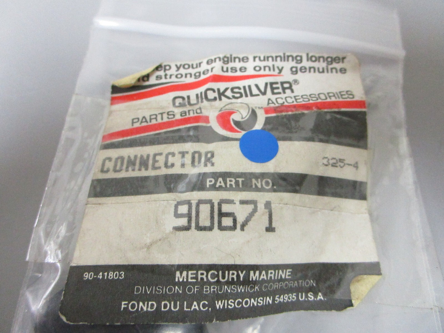 *NEW OEM* 0720 Mercury Quicksilver Connector 90671