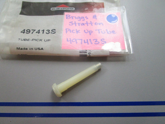 NEW OEM 497413S Briggs & Stratton Pick Up Tube 0810