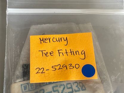 *NEW OEM* 0810 Mercury Quicksilver Tee Fitting 22-52930