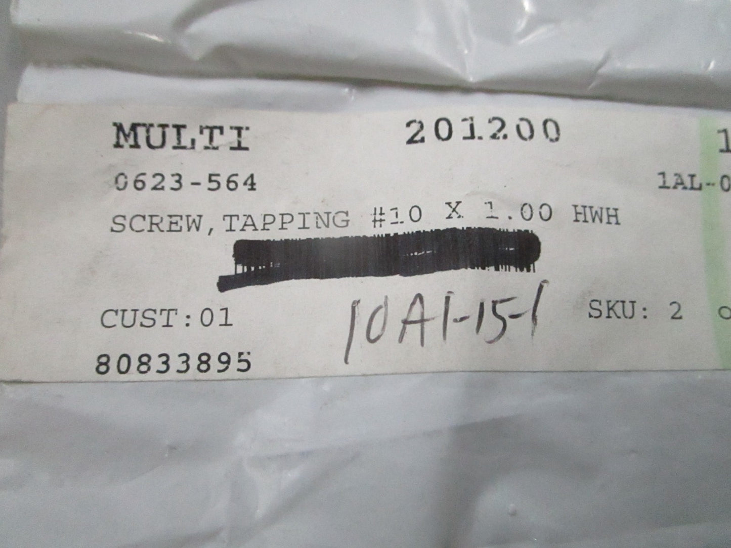 *NEW OEM* (LOT OF 5) 0810 Arctic Cat Tapping Screw 0623-564