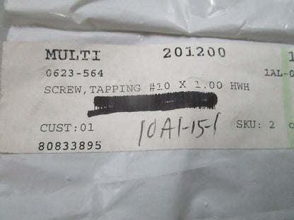 *NEW OEM* (LOT OF 5) 0810 Arctic Cat Tapping Screw 0623-564