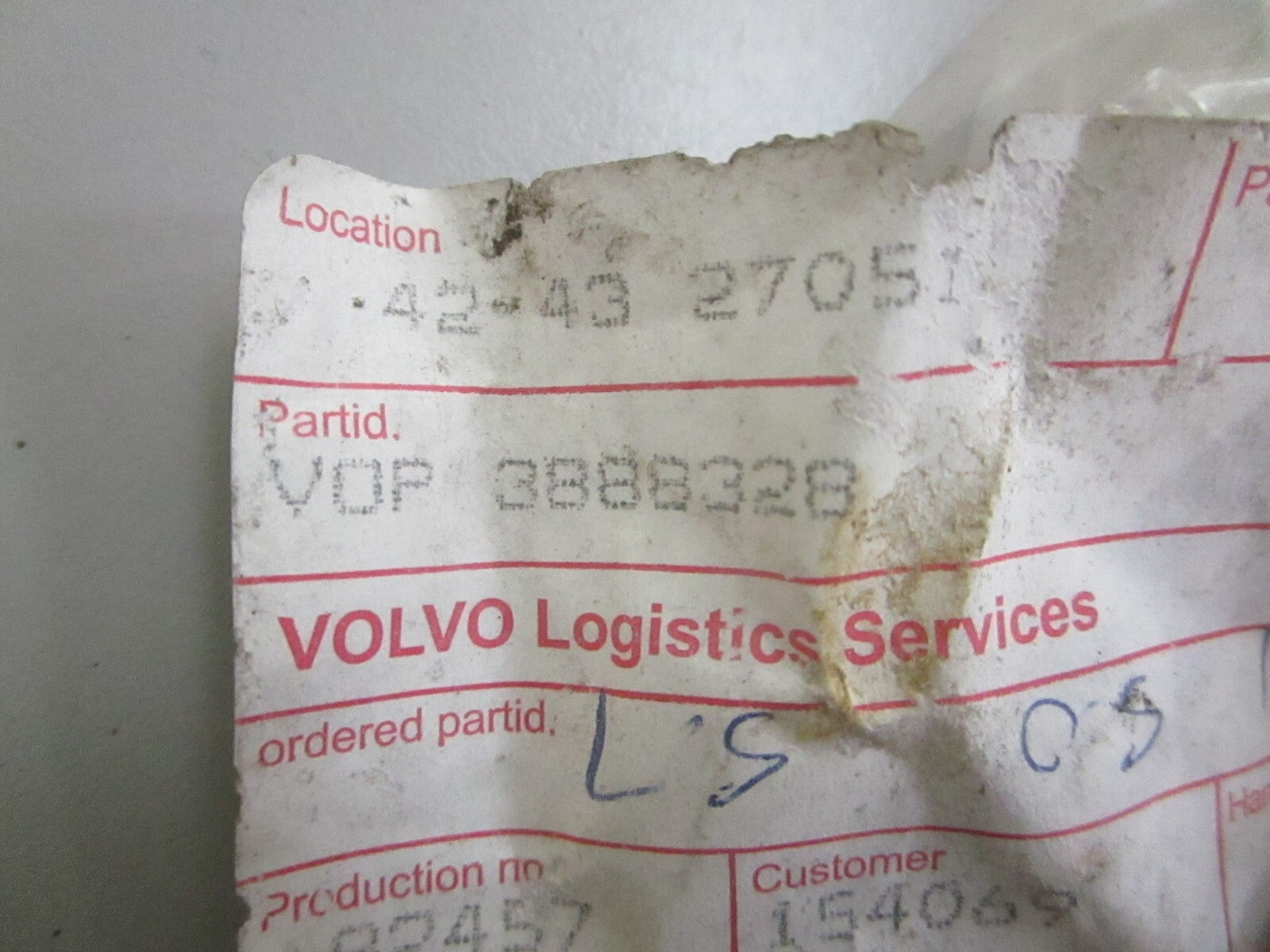 *NEW OEM* 0820 Volvo Penta Ignition Cable Kit 3888328