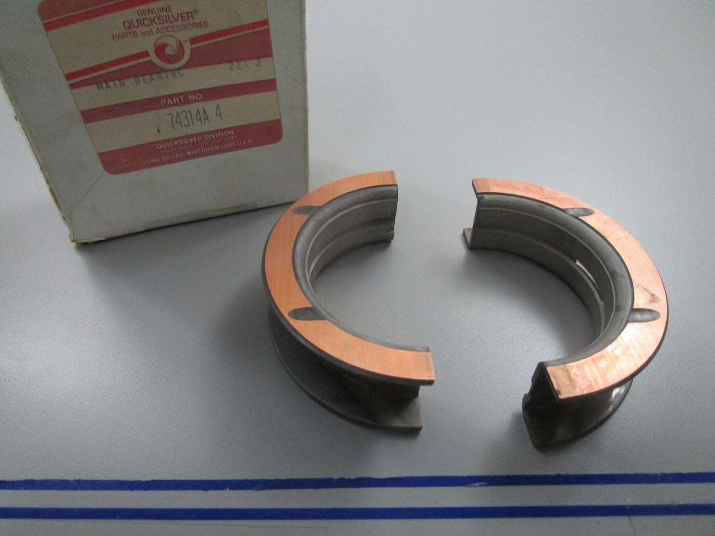 *NEW OEM* 0810 Mercury Quicksilver Main Bearing 74314A 4