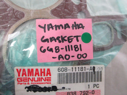 NEW OEM 6G8-11181-A0-00 Yamaha Gasket 0810