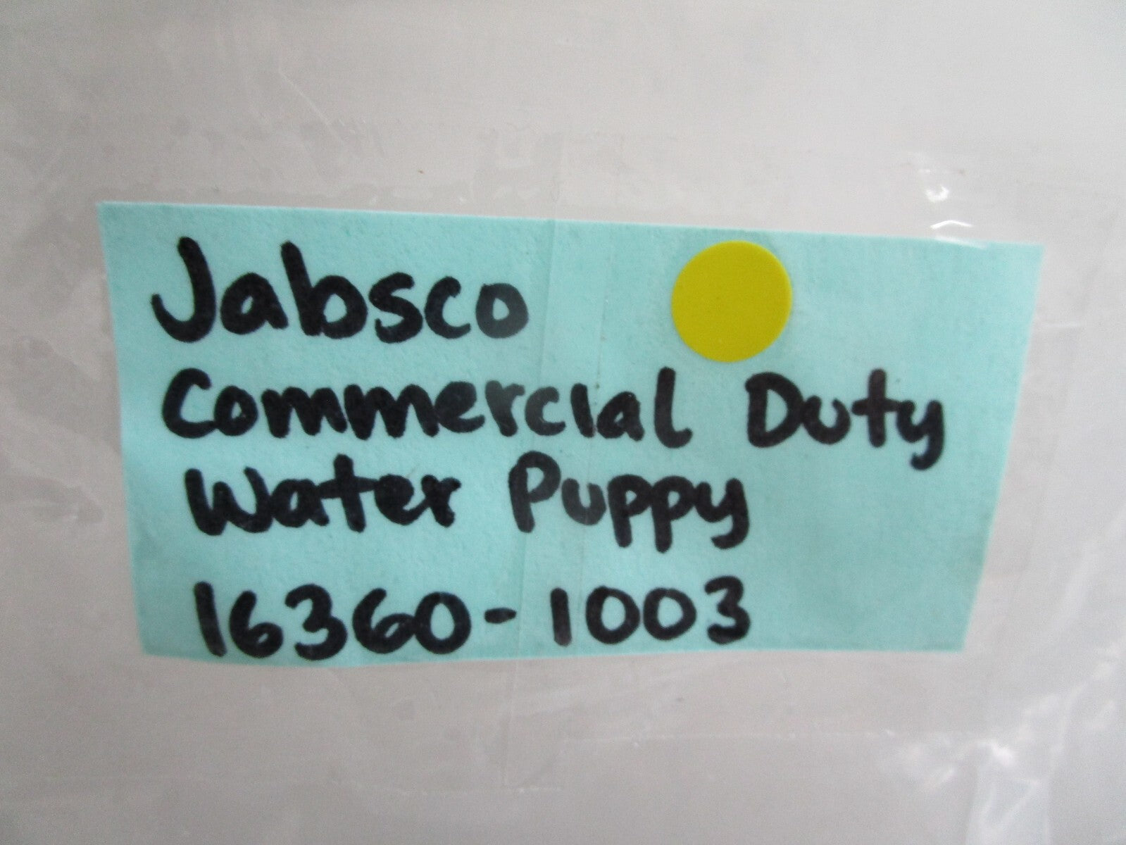*NEW* 0820 Jabsco Commercial Duty Water Puppy 16360-1003