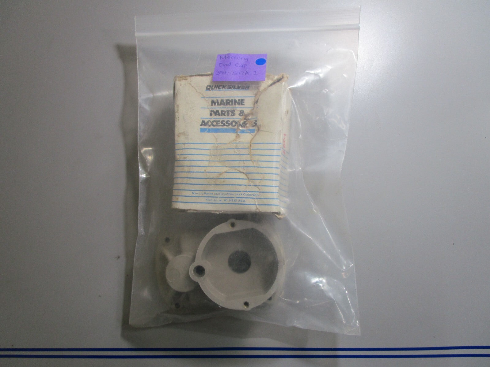 *NEW OEM* 0810 Mercury Quicksilver End Cap 394-1577A2