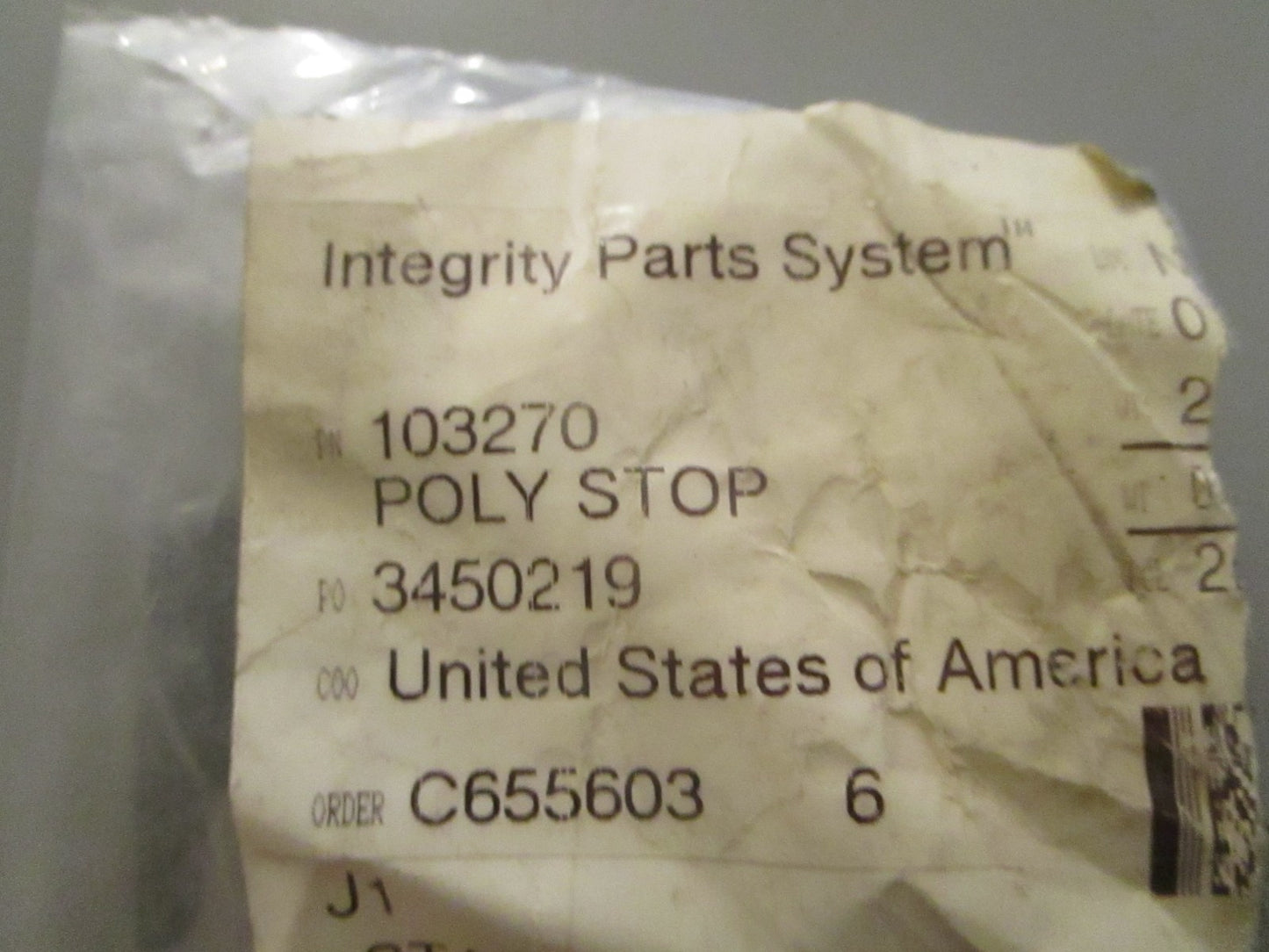 NEW OEM 103270 Crown Poly Stop 0720