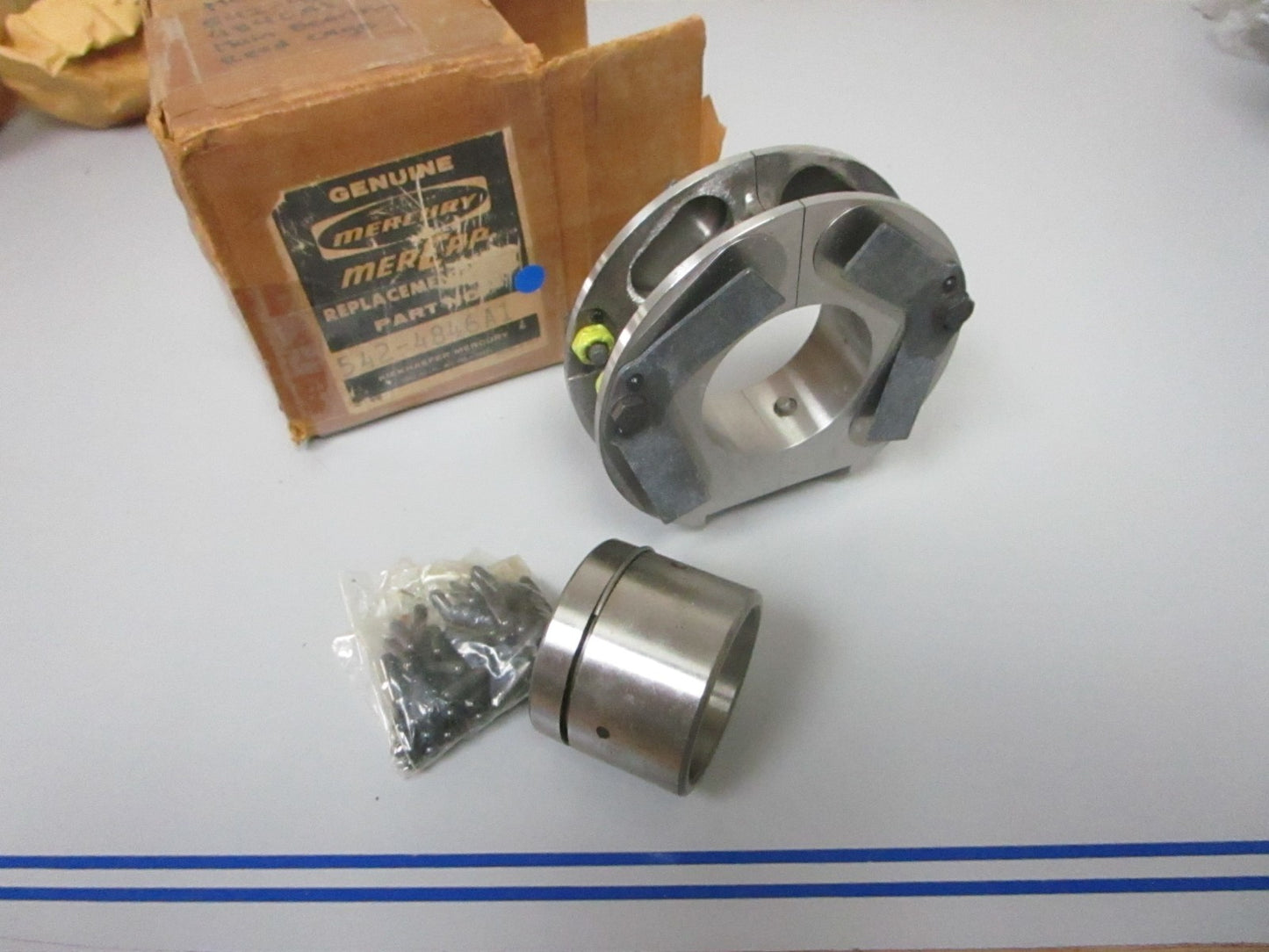 NEW OEM 4846A1 Mercury Quicksilver 65hp Main Bearing Reed Cage 0720