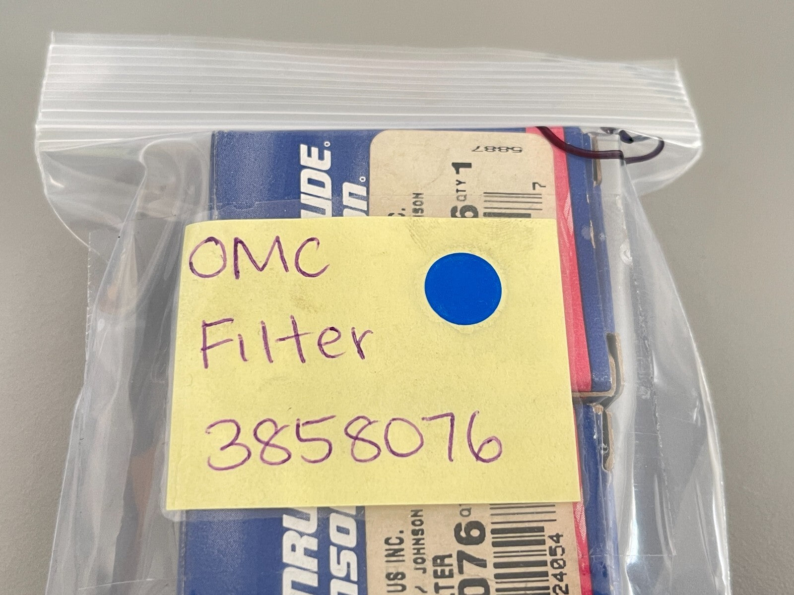 *NEW OEM* 0810 OMC Johnson Evinrude Filter 3858076