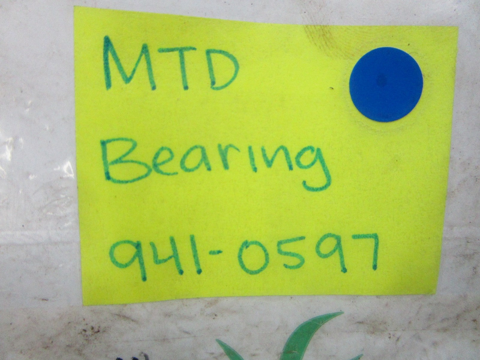 NEW OEM 941-0597 MTD Reverse Bearing 0810