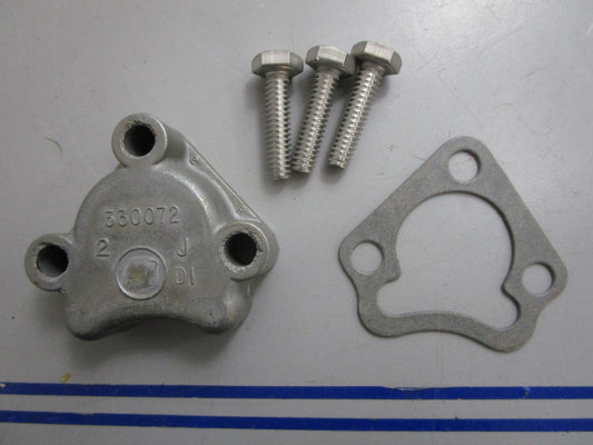 *NEW OEM* 0820 OMC Johnson Evinrude Thermostat Cover w/ Gasket 330072 329076