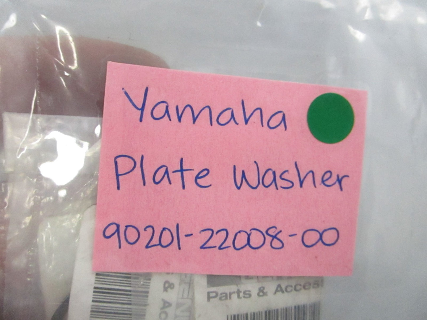 NEW OEM 90201-22008-00 Yamaha Plate Washer 0810