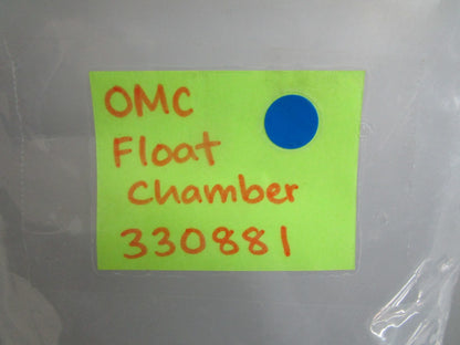 *NEW OEM* 0820 OMC Johnson Evinrude Float Chamber 330881 0330881