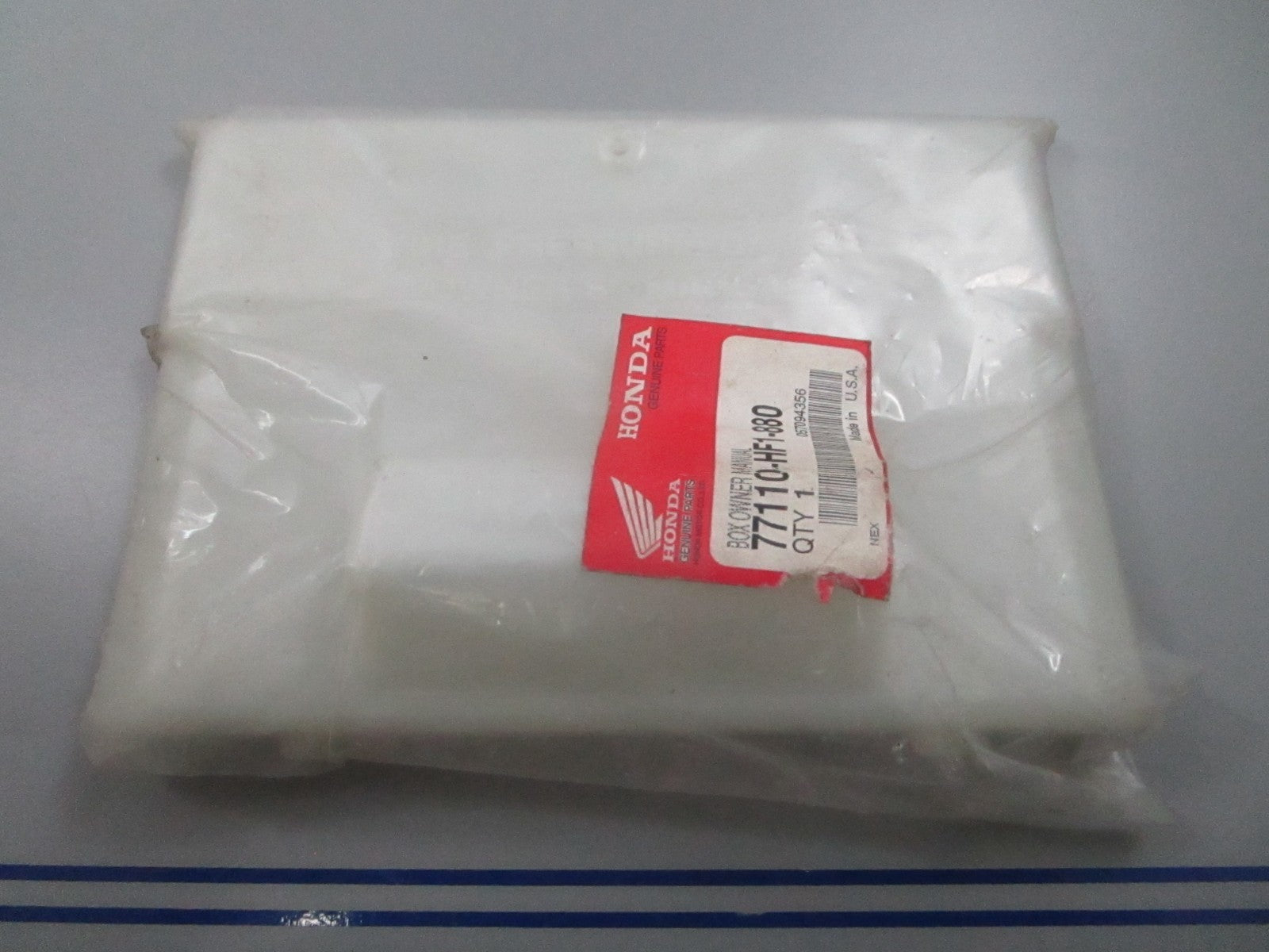 *NEW OEM* 0810 Honda Owner's Manual Box 77110-HF1-880