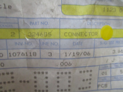 *NEW OEM* 0750 OMC Johnson Evinrude CONNECTOR 324685 0324685