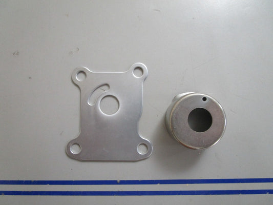 *NEW OEM* 0810 OMC Johnson Evinrude Chrome Cup & Plate Kit 389114 0389114