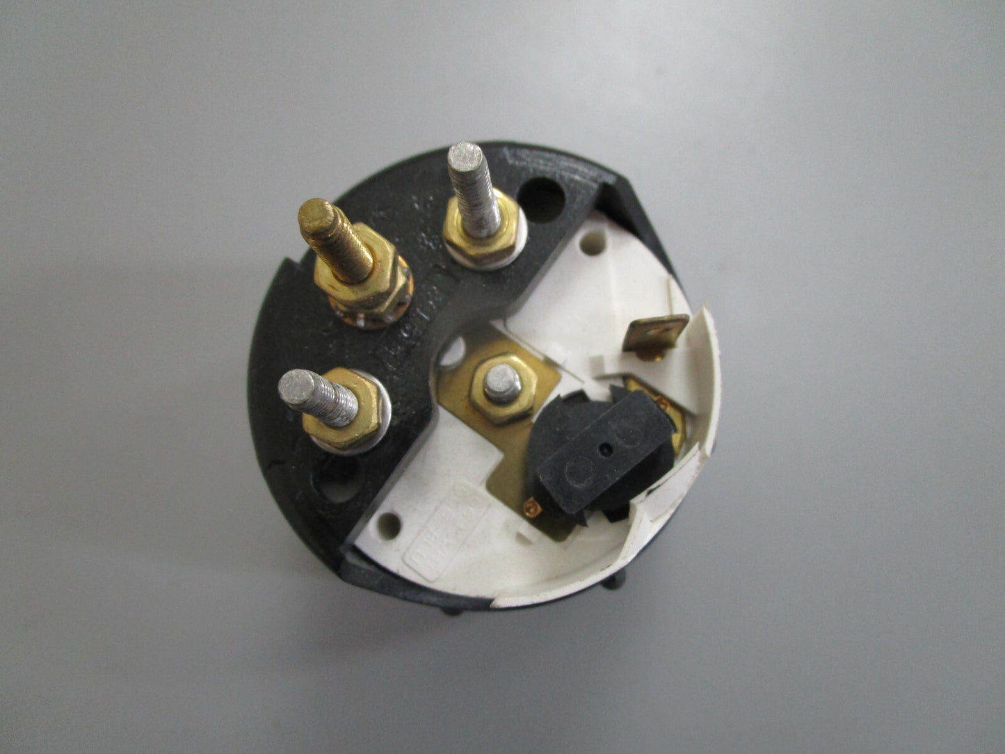 *NEW OEM* 0820 OMC Johnson Evinrude White & Black Face Trim Gauge 764090