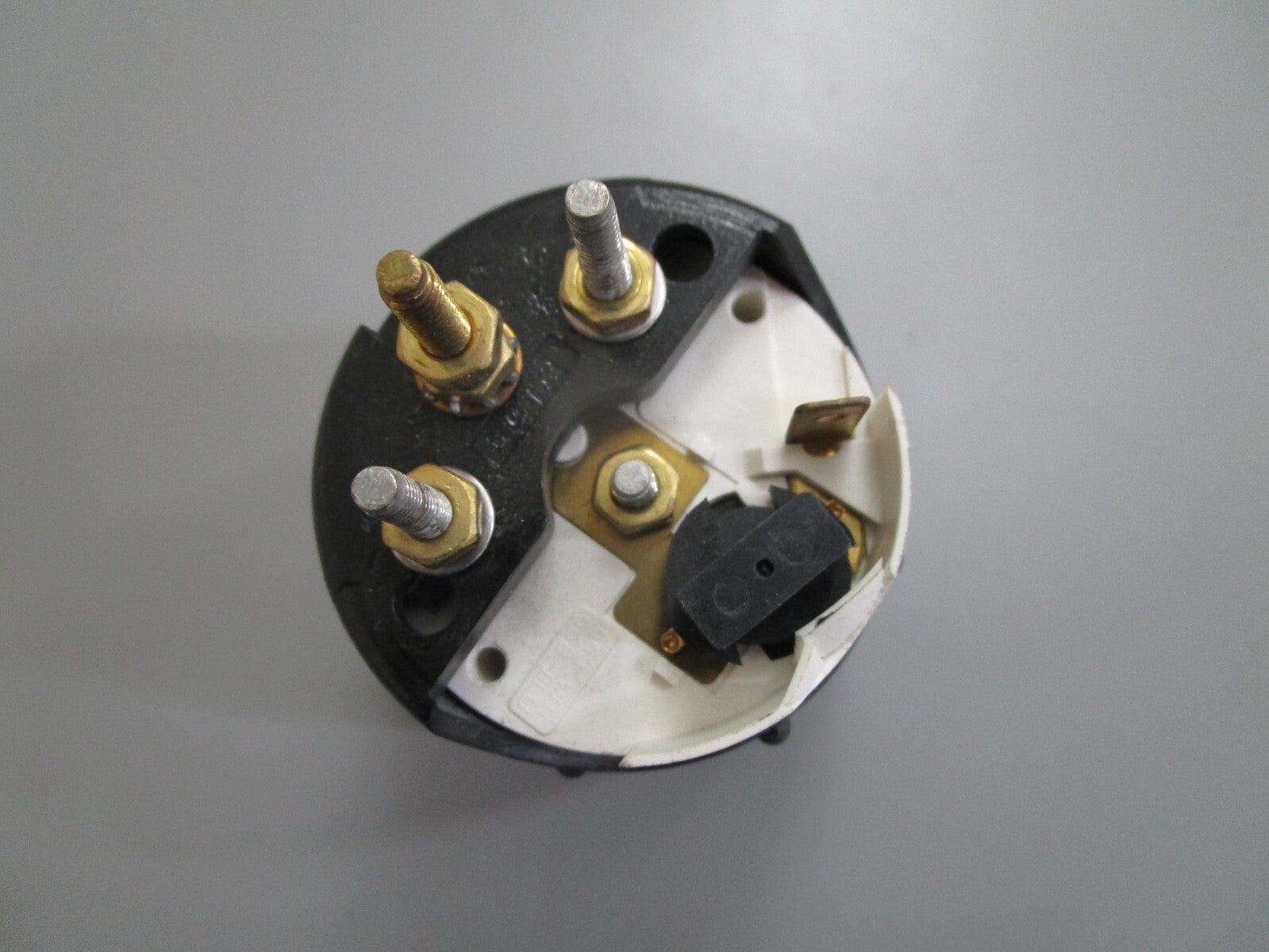 *NEW OEM* 0820 OMC Johnson Evinrude White & Black Face Trim Gauge 764090