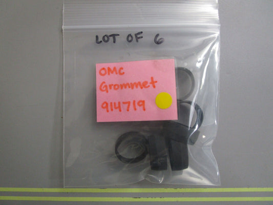 *NEW OEM* (LOT OF 6) 0770 OMC Johnson Evinrude Grommet 914719 0914719
