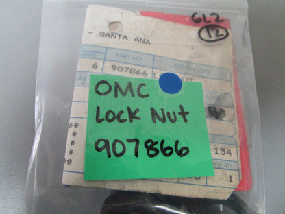*NEW OEM* (LOT OF 2) 0810 OMC Johnson Evinrude Lock Nut 907866 0907866