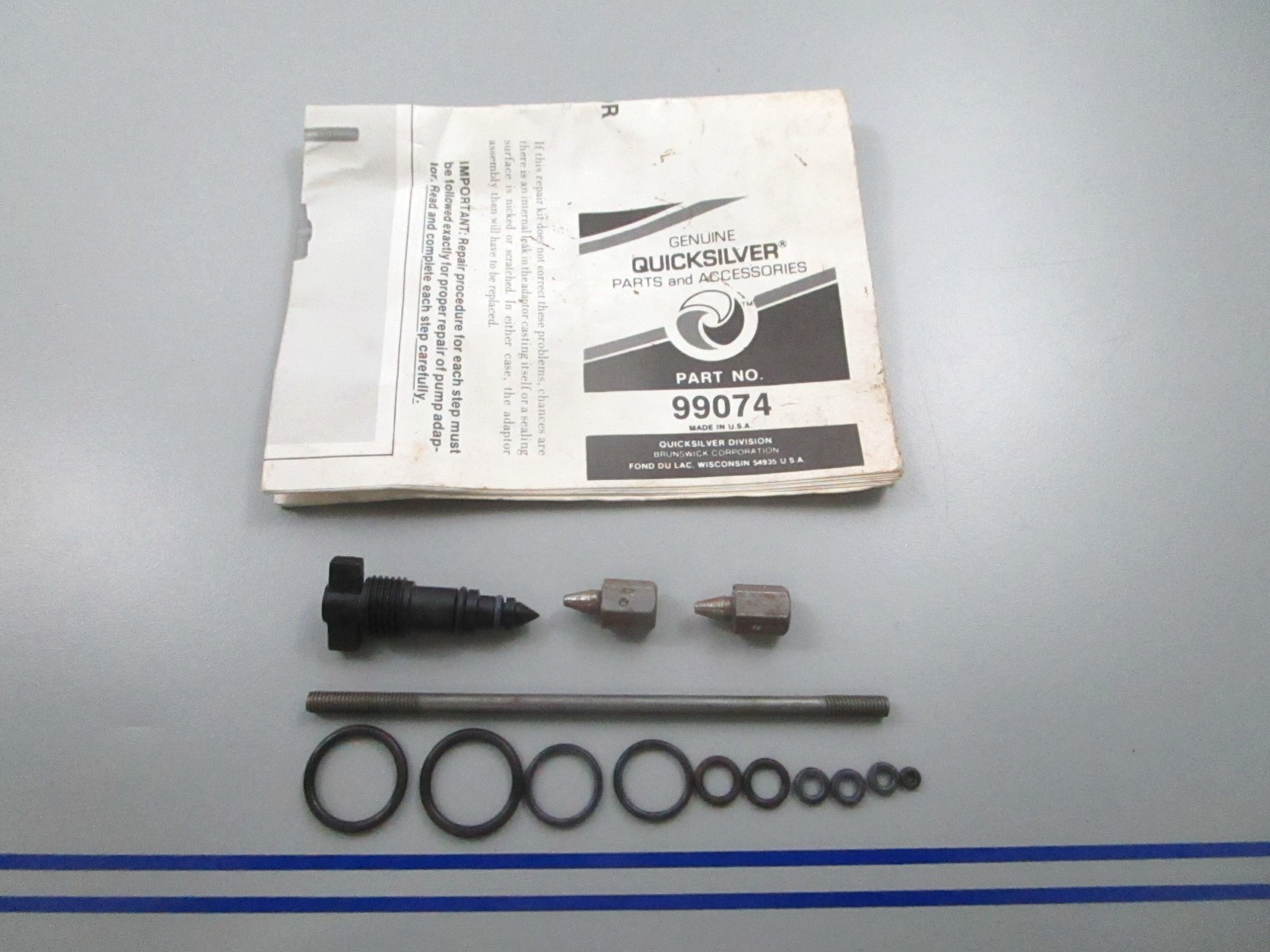*NEW OEM* 0810 Mercury Quicksilver Trim Pump Repair Kit 99074