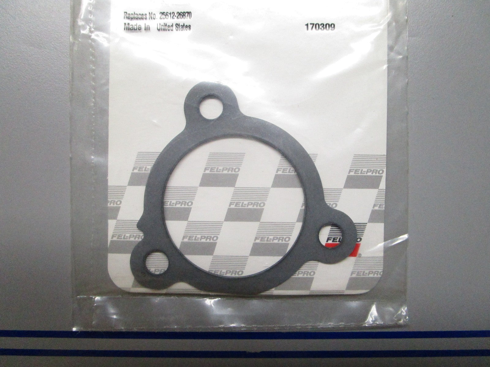 *NEW* 0810 Fel-Pro Thermostat Gasket 35827 Replaces: 25612-26870