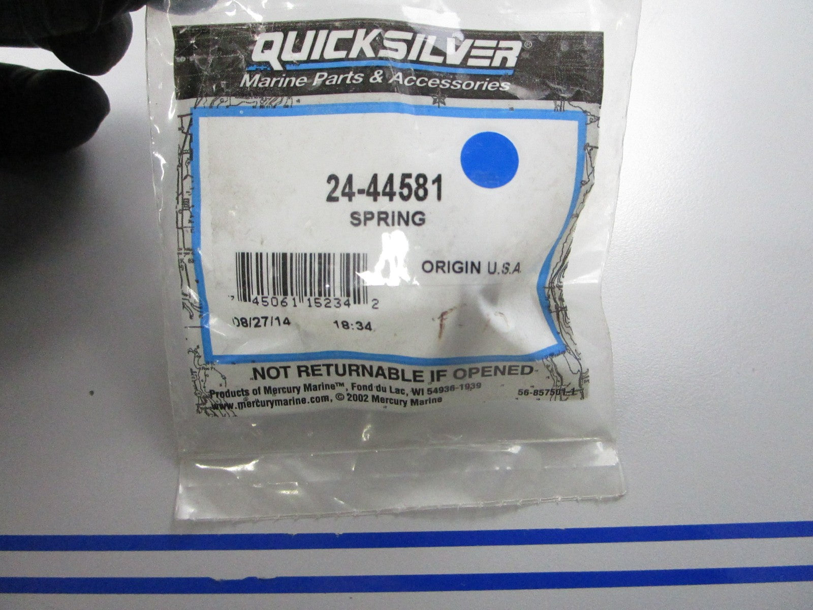 *NEW OEM* 0810 Mercury Quicksilver Spring 24-44581