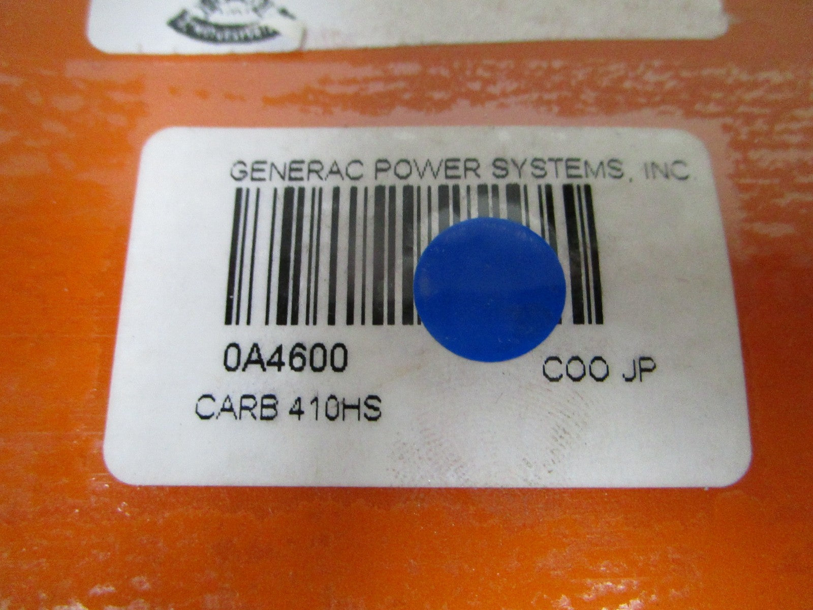 NEW OEM 0A4600 Generac 410HS Carburetor 0720