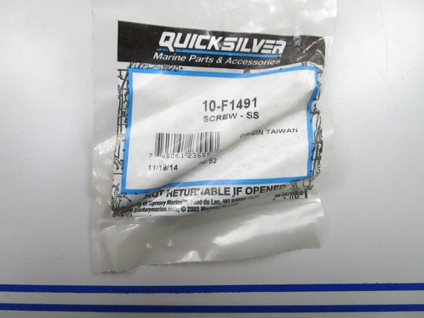 *NEW OEM* 0810 Mercury Quicksilver Screw 10-F1491