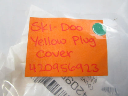 NEW 420956923 Ski-Doo Yellow Plug Cover 0810