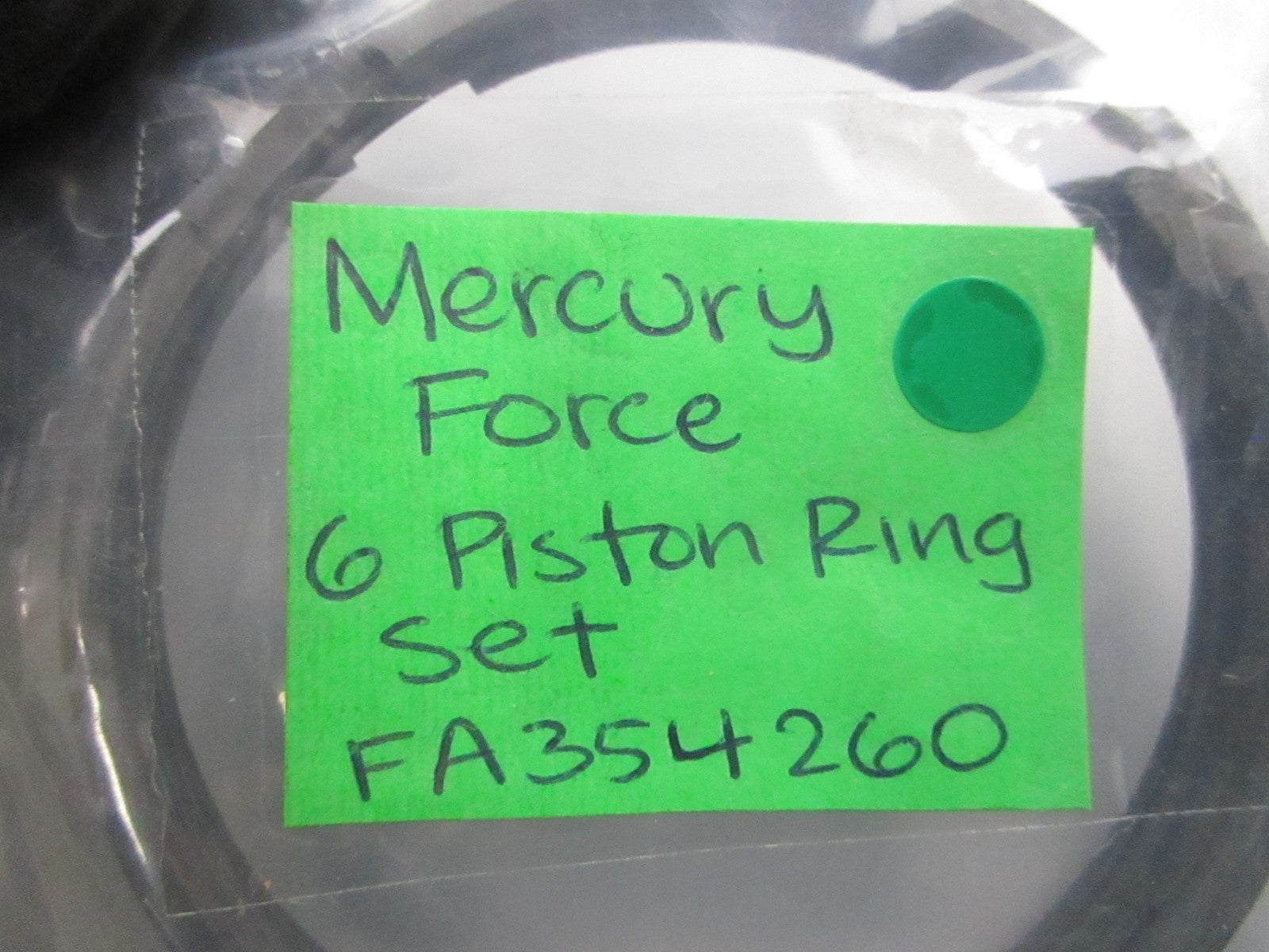 NEW OEM FA354260 Mercury Force 6 Piston Ring Set 0810