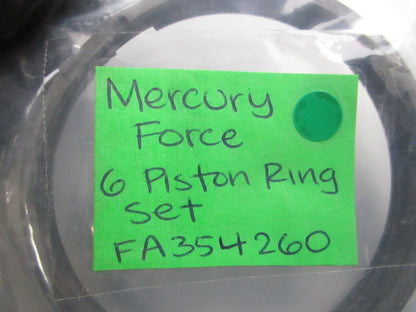 NEW OEM FA354260 Mercury Force 6 Piston Ring Set 0810