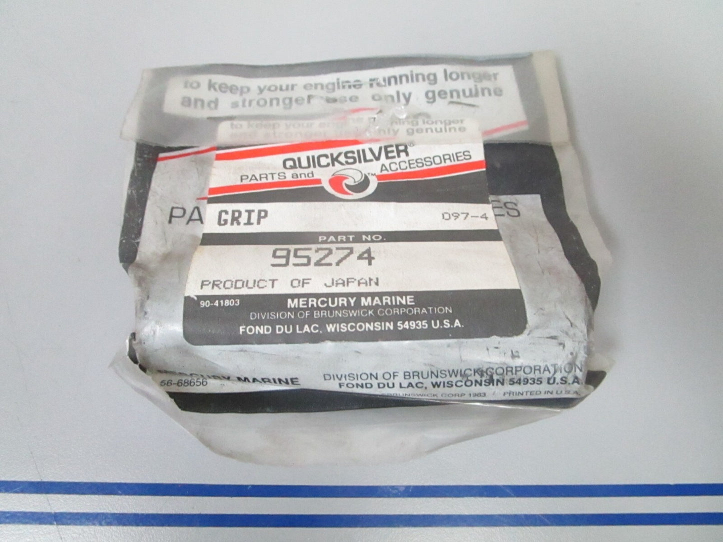 *NEW OEM* 0720 Mercury Quicksilver Tiller Handle Grip 95274