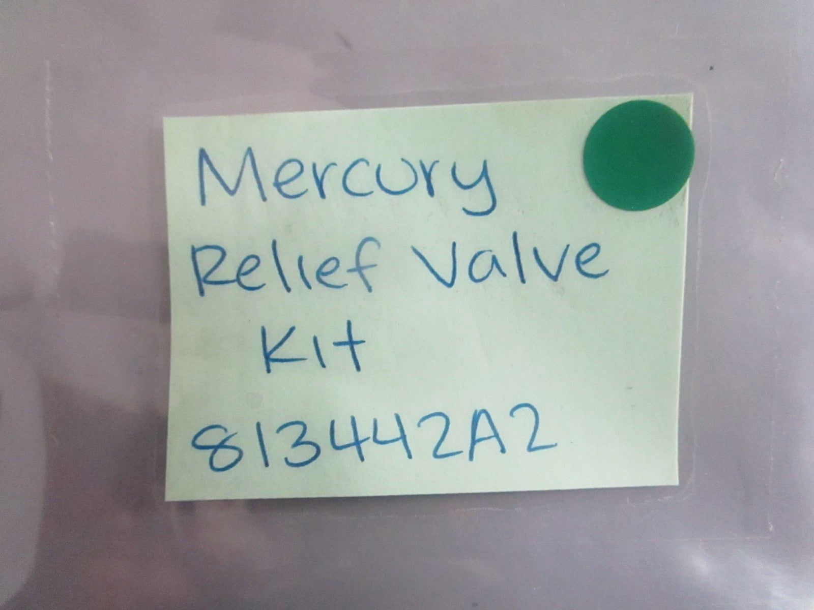 NEW OEM 813442A2 Mercury Quicksilver Relief Valve Kit 0820