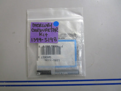 *NEW OEM* 0810 Mercury Quicksilver Carburetor Kit 1399-5198