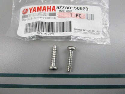 NEW OEM (LOT OF 2) 97780-50620-00 Yamaha Tapping Screw 0810