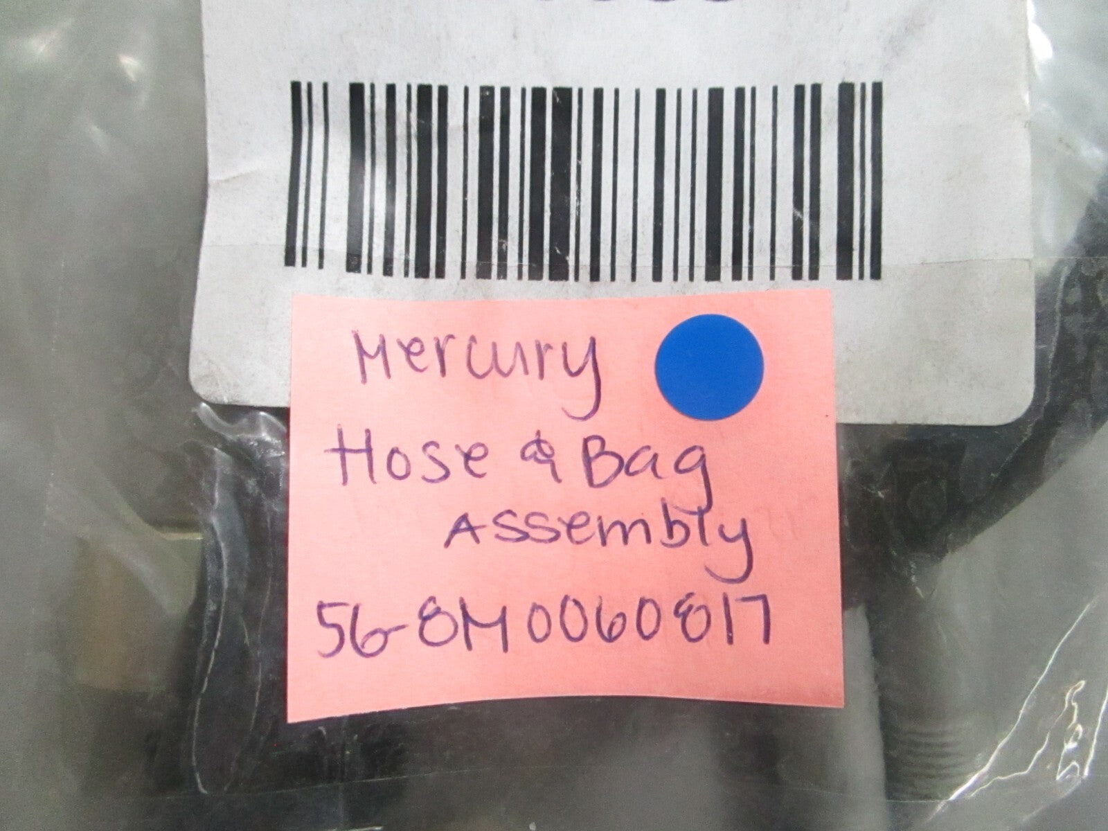 *NEW OEM* 0810 Mercury Quicksilver Hose & Bag Assembly 56-8M0060817