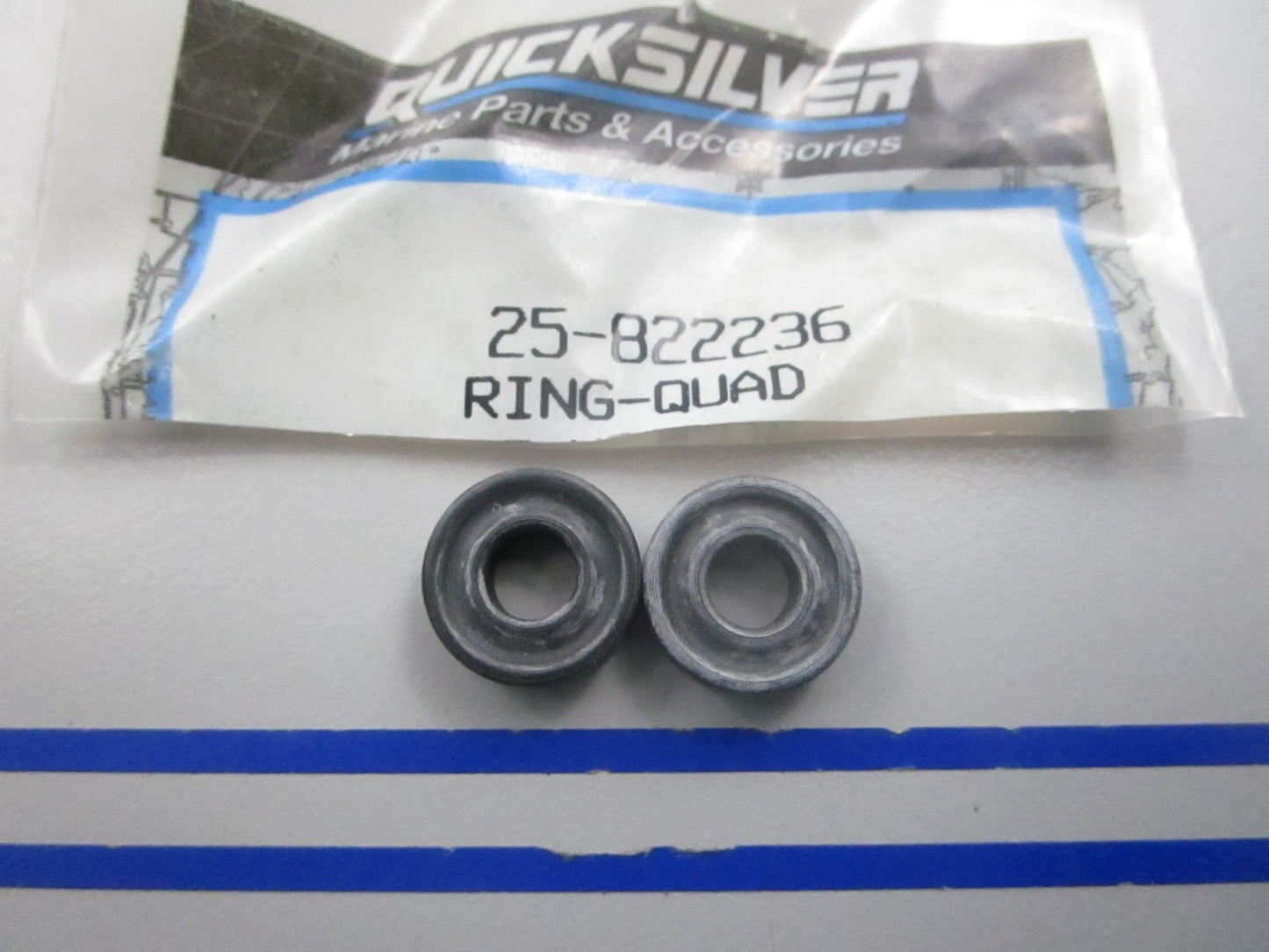 NEW OEM (LOT OF 2) 25-822236 Mercury Quicksilver Quad Ring 0810