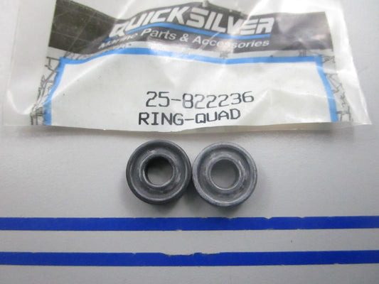 NEW OEM (LOT OF 2) 25-822236 Mercury Quicksilver Quad Ring 0810