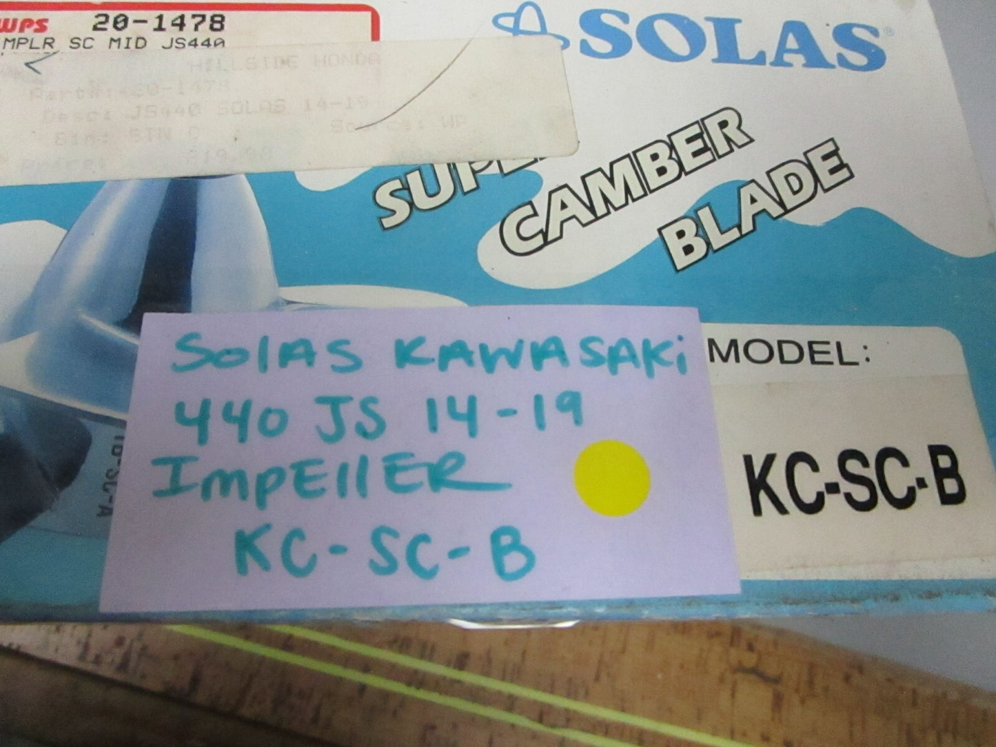 *NEW* 0720 Solas Kawasaki 440 JS 14-19 Impeller KC-SC-B