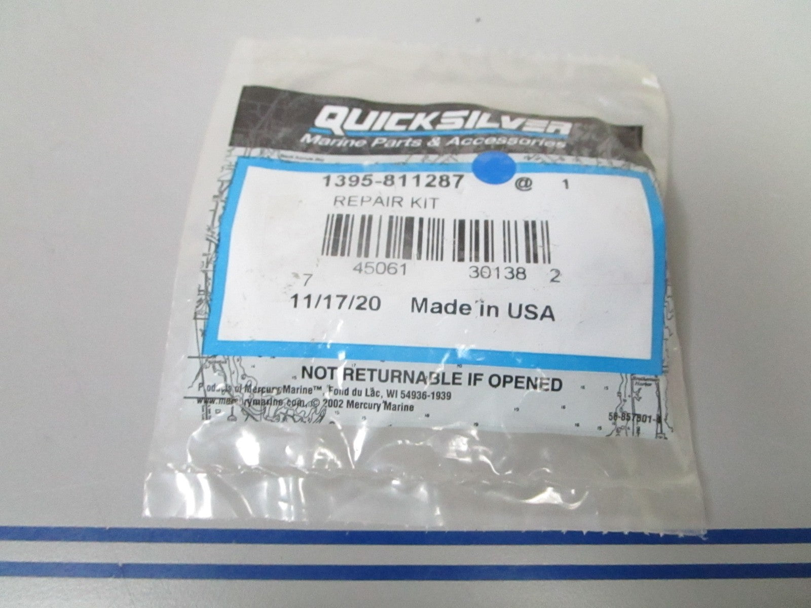 *NEW OEM* 0720 Mercury Quicksilver Repair Kit 1395-811287
