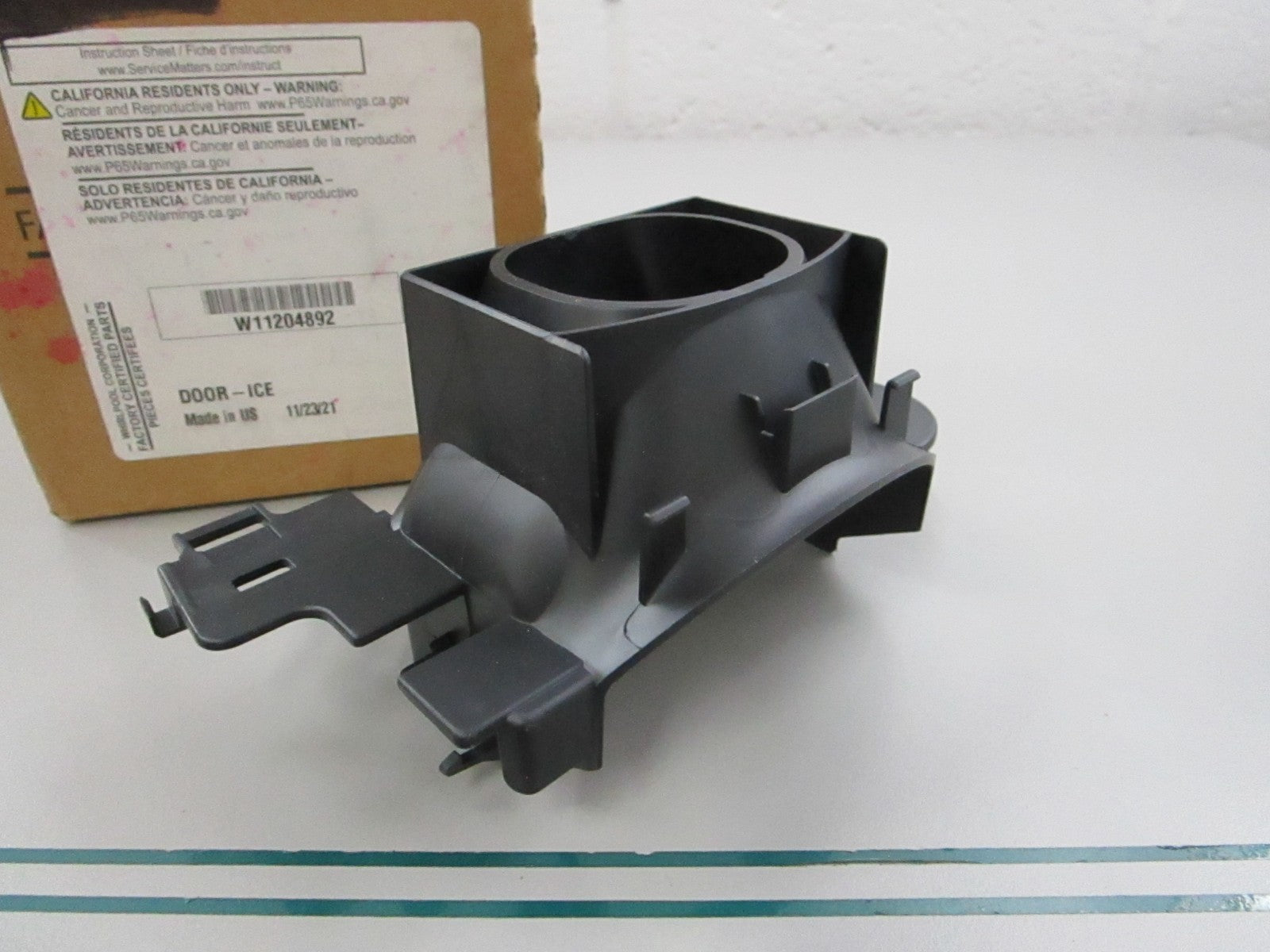 NEW OEM W11317951 Whirlpool Glass Door 0810
